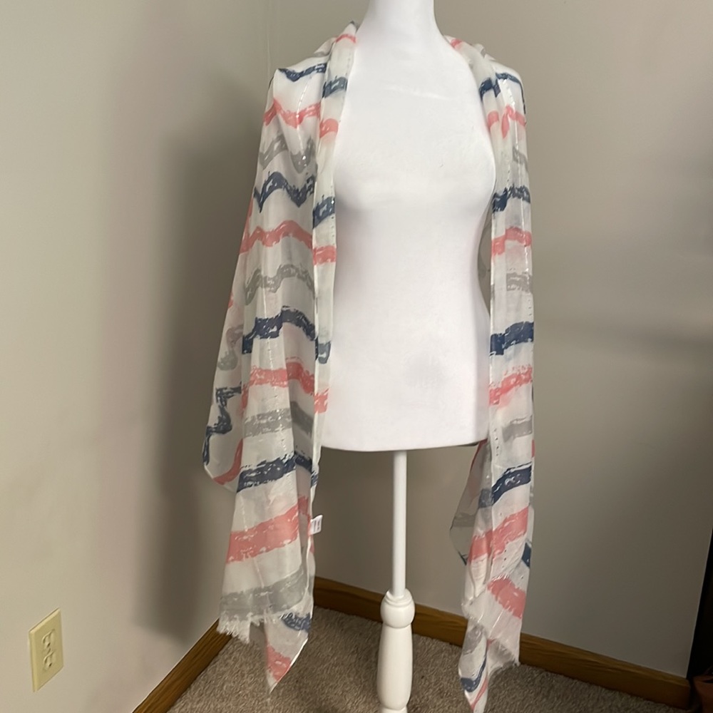 Lightweight Scarf with Mini Sequins